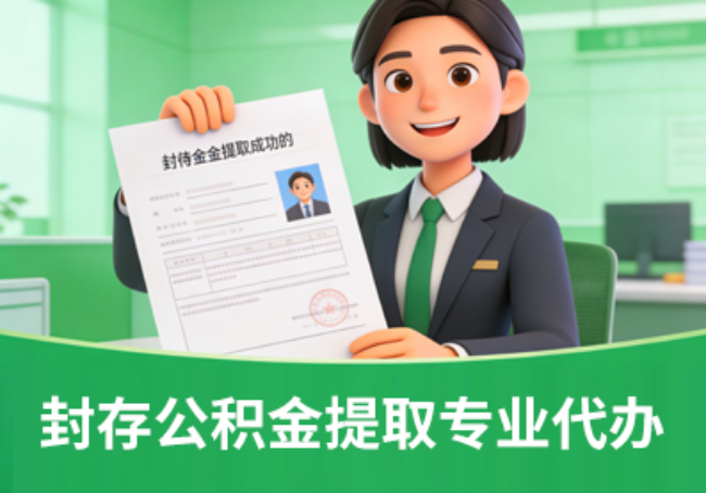 渭南封存公积金代办提取